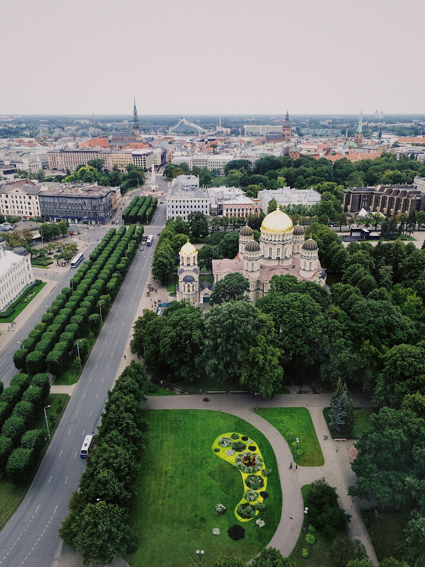 Dome Cathedral garden in Riga